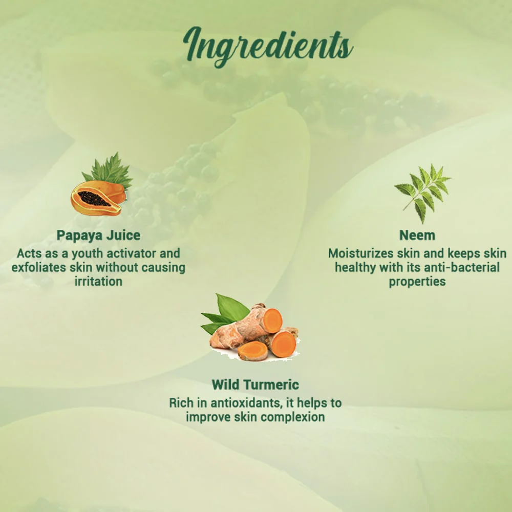 Papaya deep cleanse face wash - Image 3