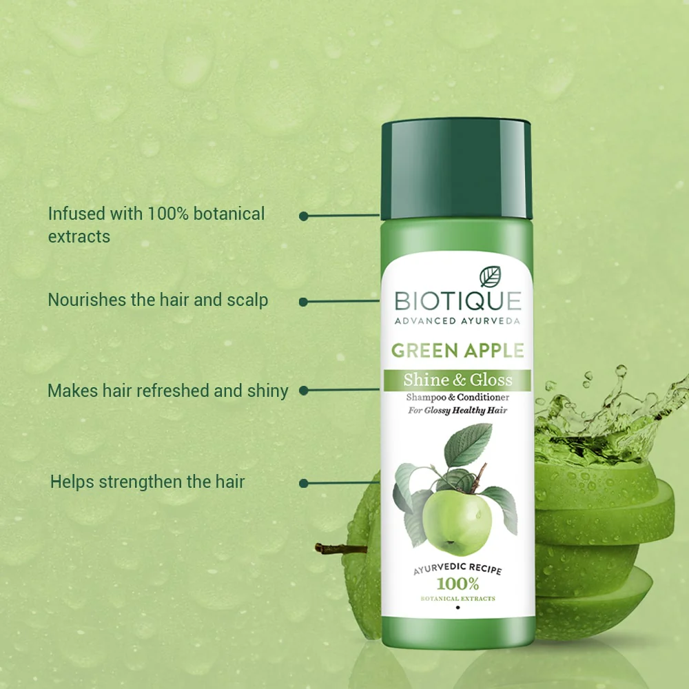 Green apple shine & gloss shampoo & conditioner - Image 2