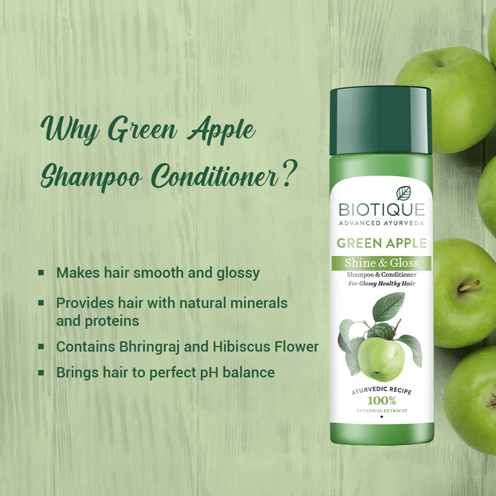 Green apple shine & gloss shampoo & conditioner - Image 4