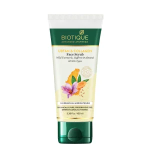 Biotique ubtan & collagen face scrub